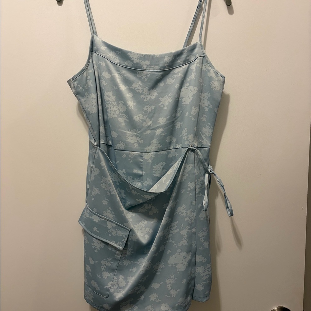 Urban Outfitters Blue Floral Romper